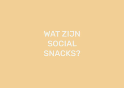 Wat Zijn Social Snacks?